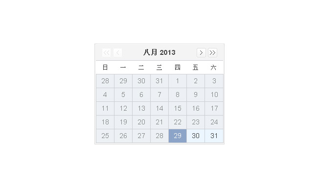 日历控件_layui日历控件_日历控件英文