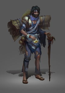 游戏乞丐原画,游戏原画中的侠义风采与艺术魅力